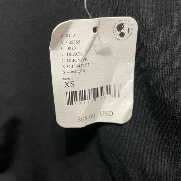 NWT Free People Beach Alia Crop Top Black Size XS Sexy Gothic NWT Y2K Style - Picture 6 of 10